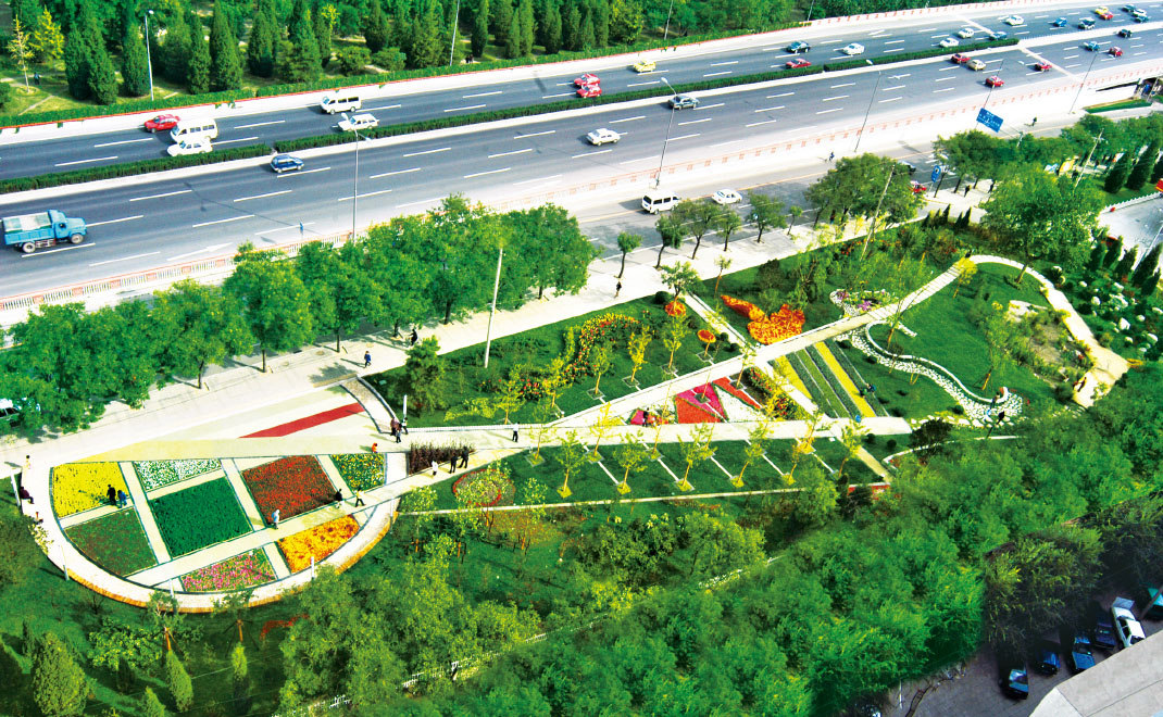 2003年·右安街心花園園林景觀新技術(shù)示范工程